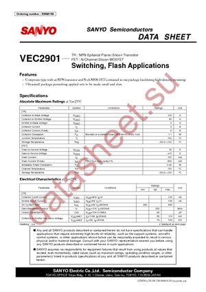 VEC2901-TL-E datasheet  